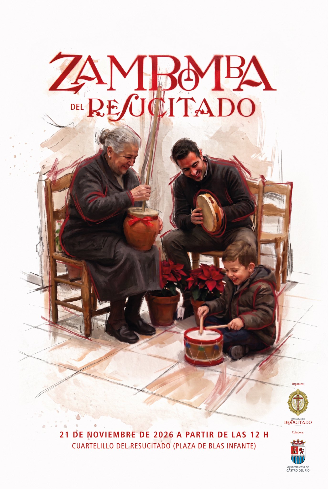 Cartel de Zambomba del Resucitado