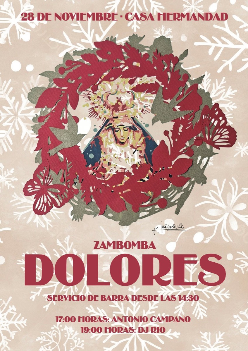 Cartel de Zambomba Dolores
