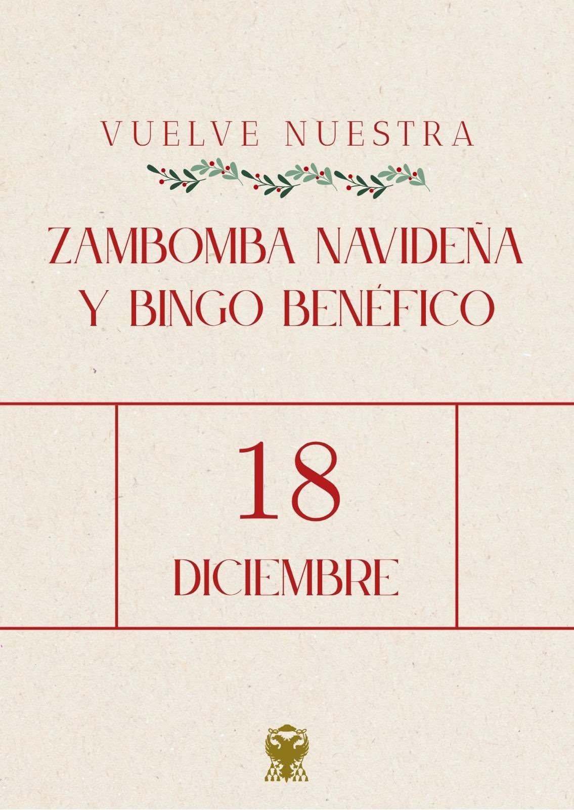 Cartel de Zambomba Navideña